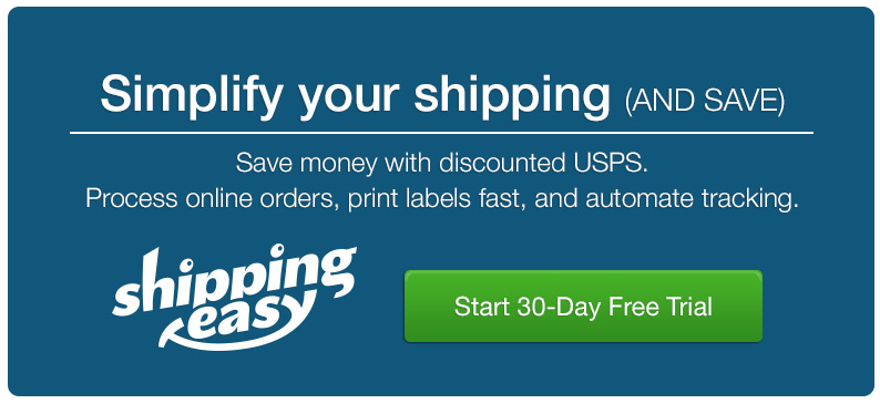 Start your 30-Day Free Trial with ShippingEasy.