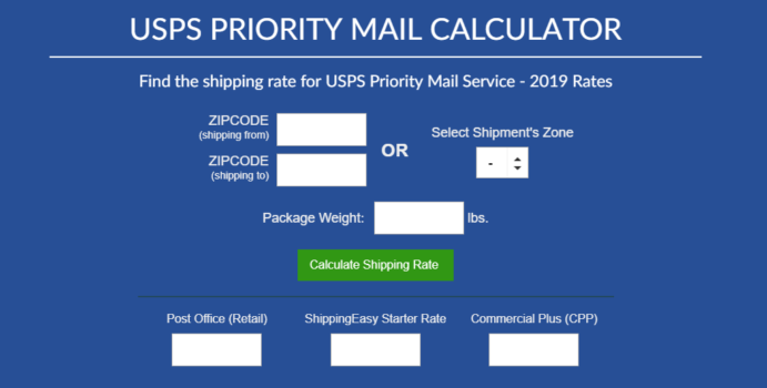Introducing the Priority Mail Rate Calculator for USPS