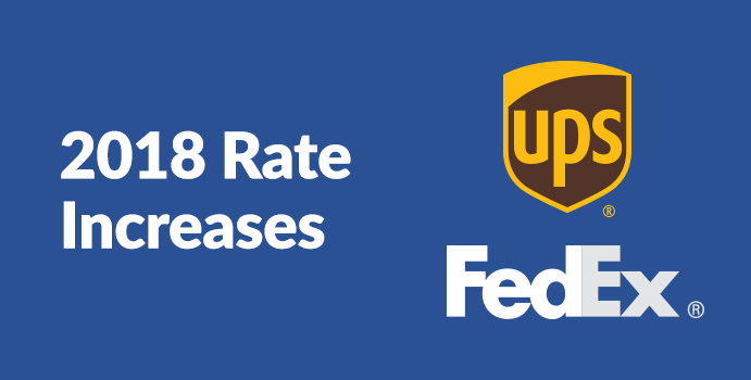 fedex ups rate increase