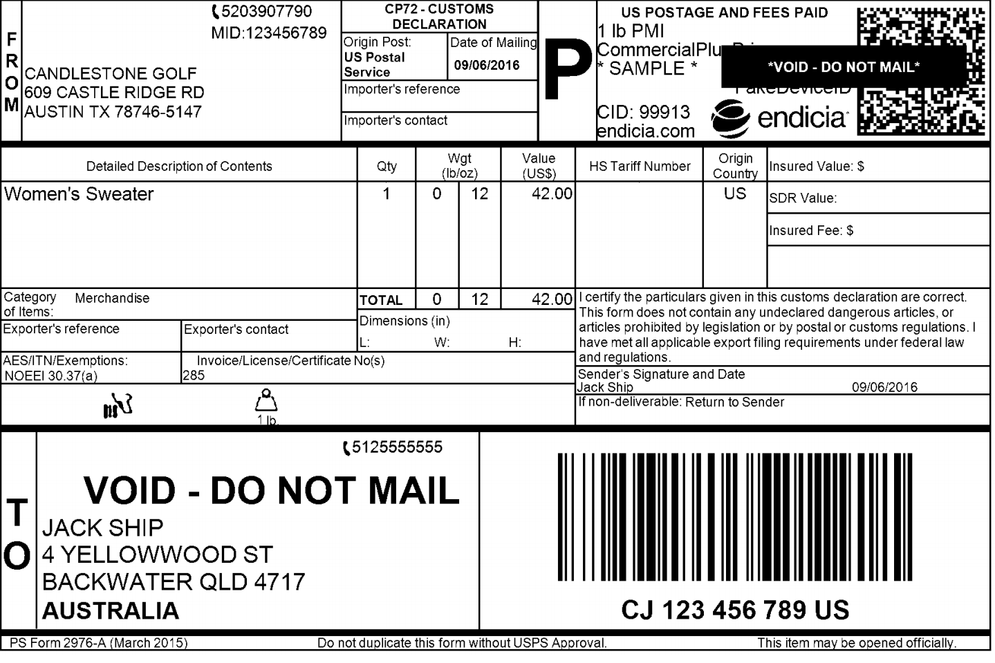 37 Fake Shipping Label Template Labels 2021