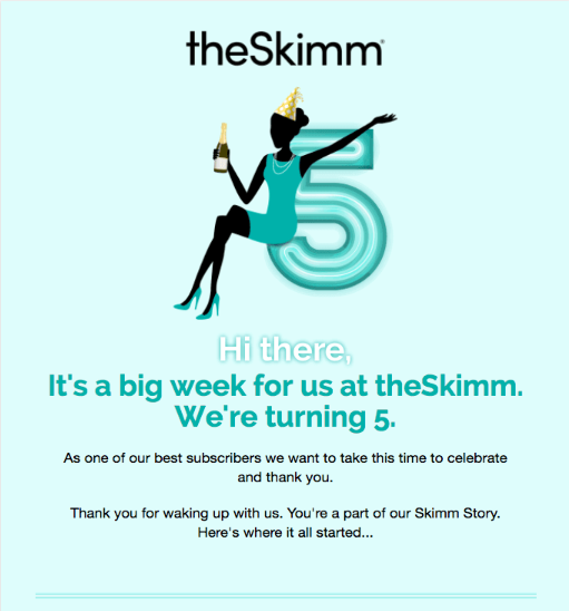 Customer Appreciation Email Campaigns The Skimm