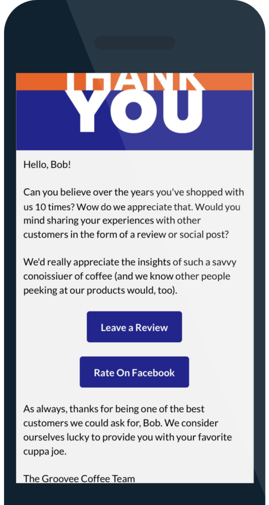 increase customer feedback email campaign