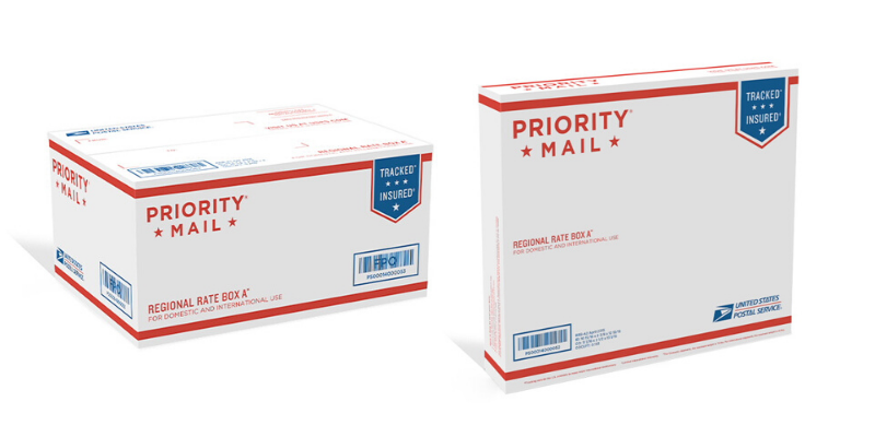 USPS Priority Mail Regional Rate Box A