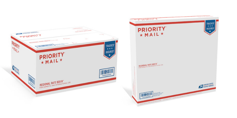 USPS Priority Mail Regional Rate Box B