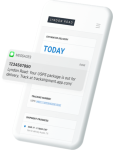 Branded tracking SMS notifications from ShippingEasy